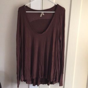 Free People Knit long sleeve top